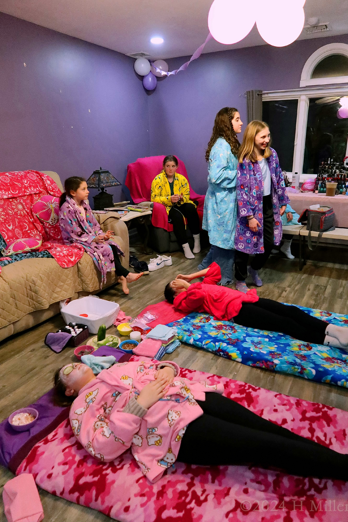 Spa Party For Girls Desiree's 12th Birthday