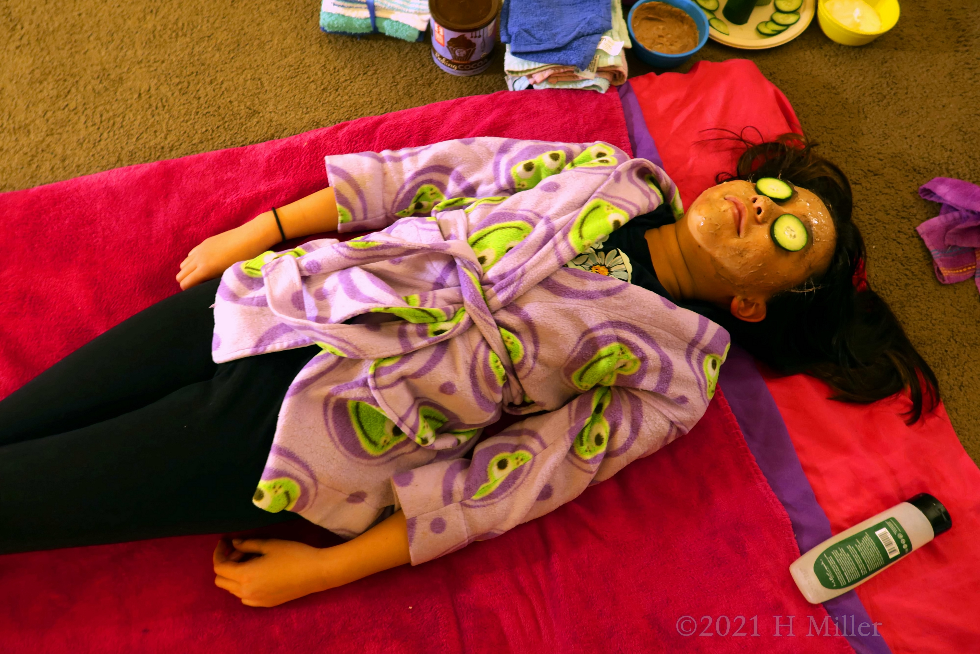 Diana's 11th Kids Spa Birthday Party 