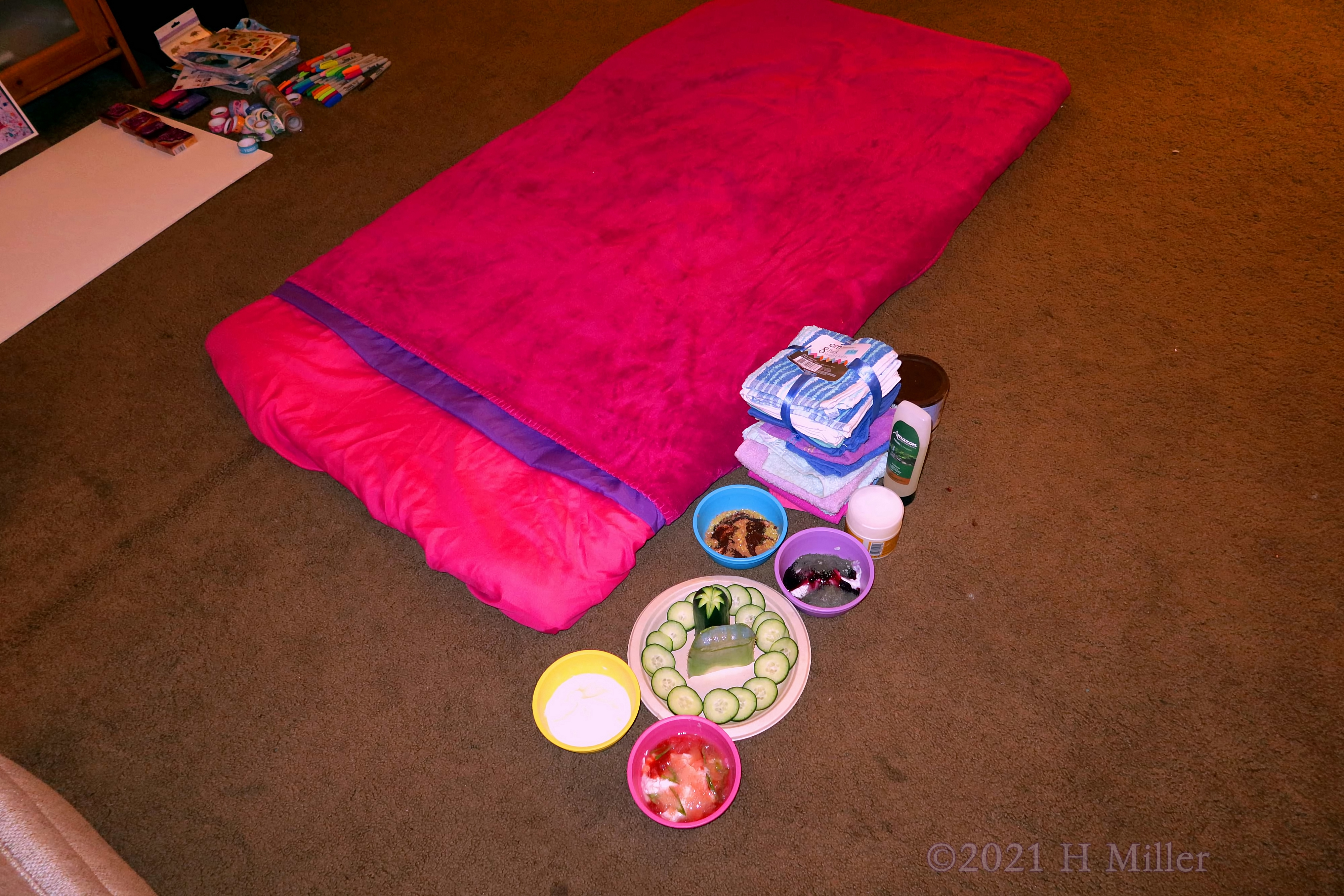 Diana's 11th Kids Spa Birthday Party