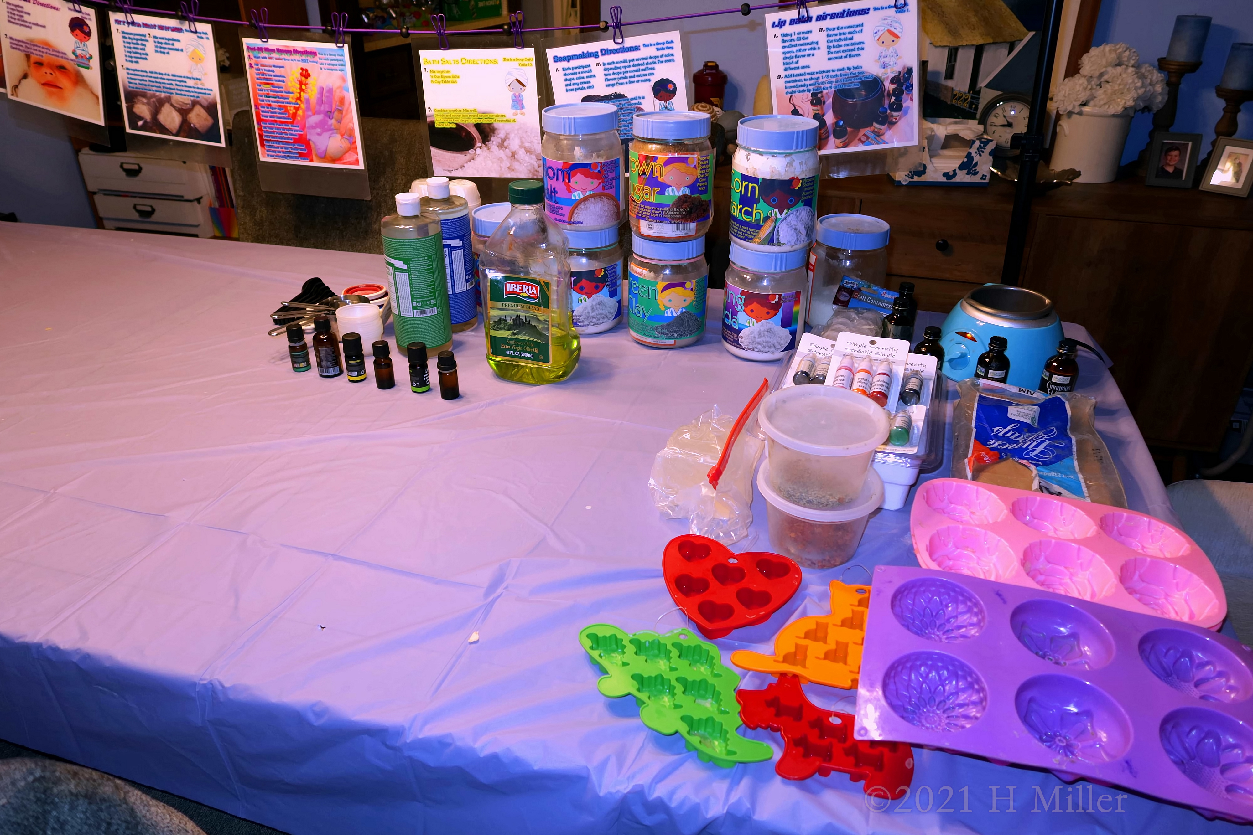 Diana's 11th Kids Spa Birthday Party