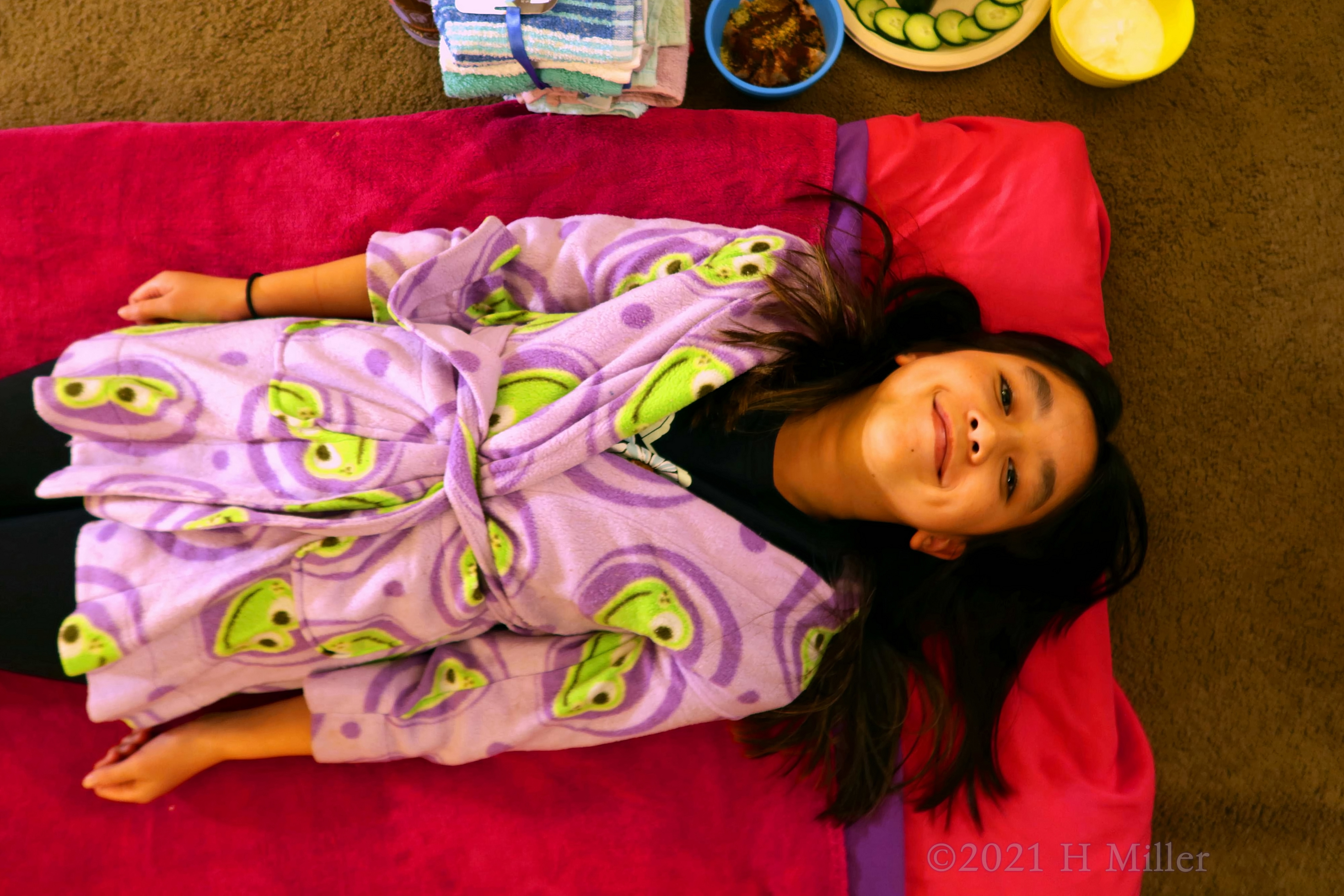 Diana's 11th Kids Spa Birthday Party