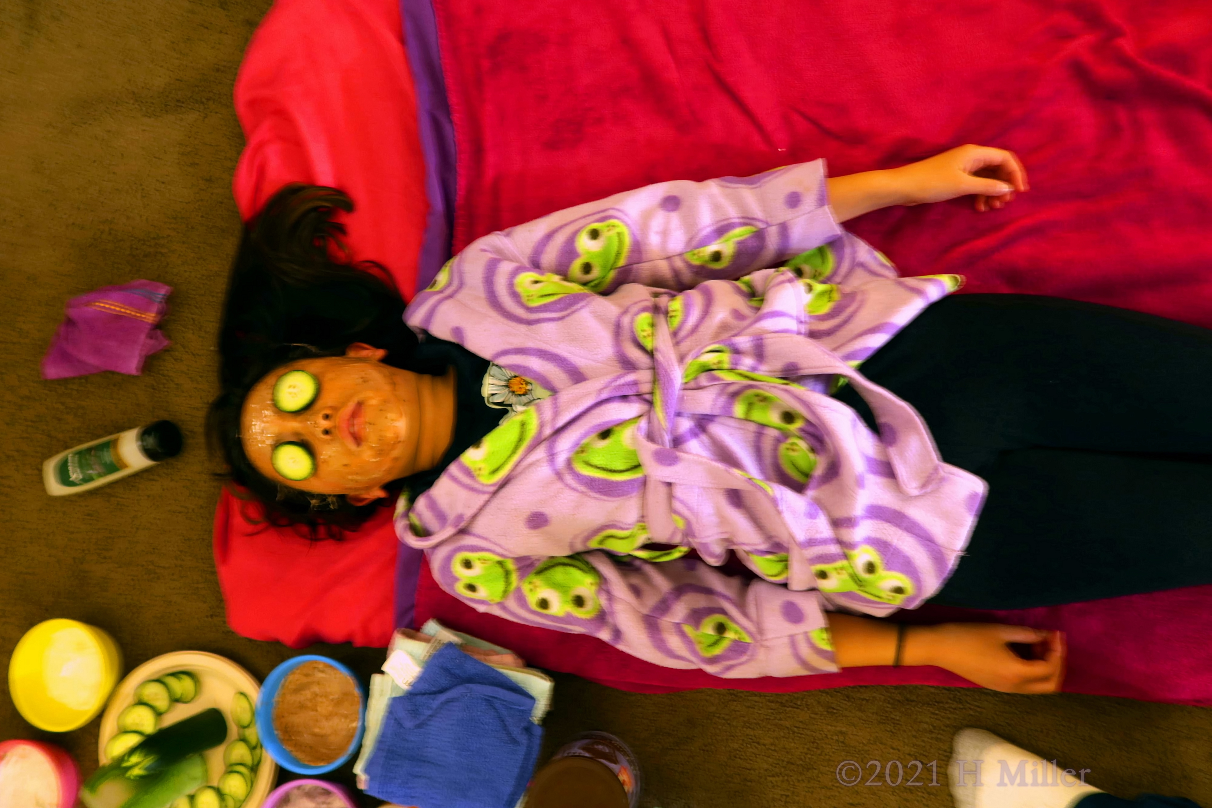 Diana's 11th Kids Spa Birthday Party