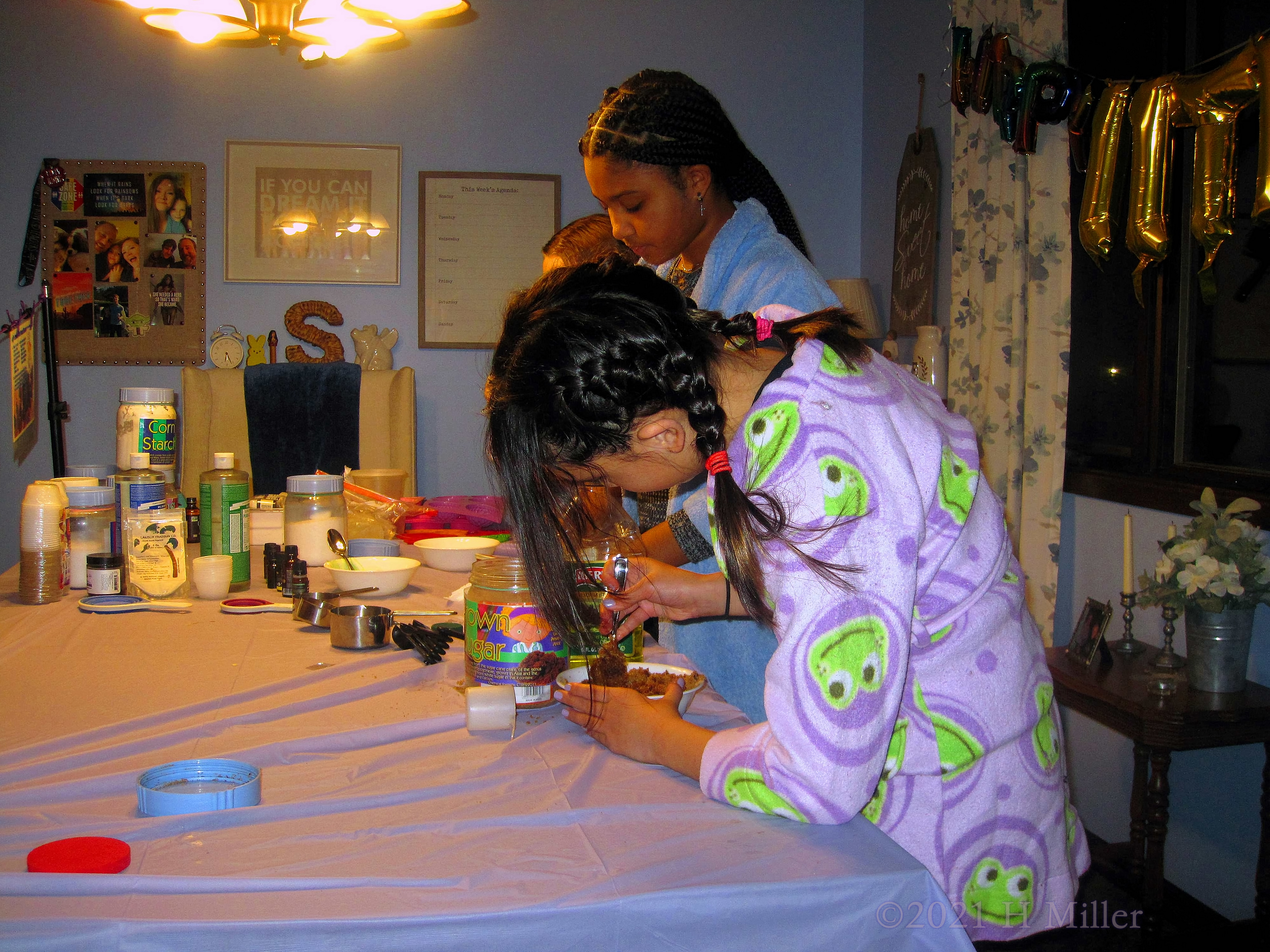 Diana's 11th Kids Spa Birthday Party