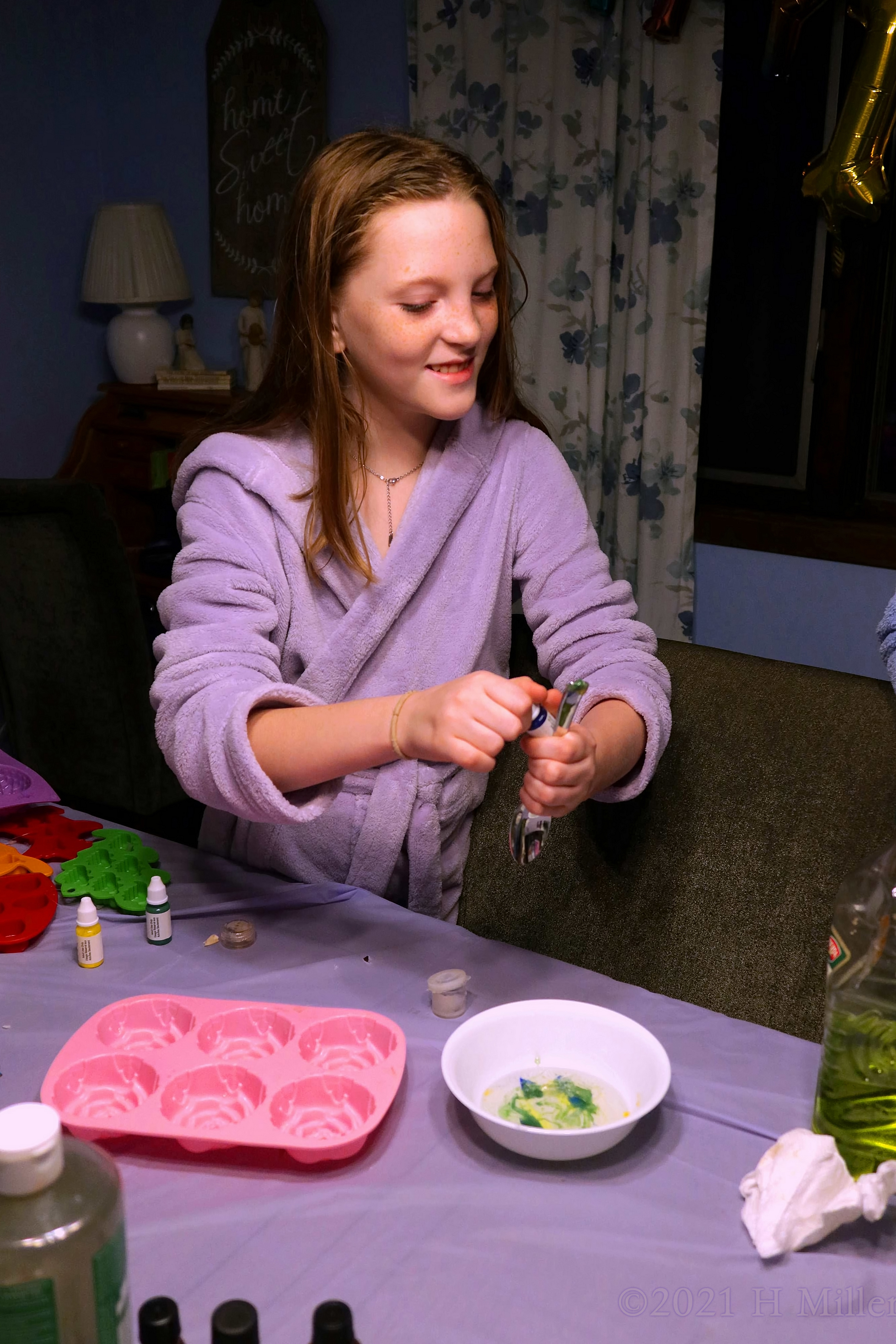 Diana's 11th Kids Spa Birthday Party