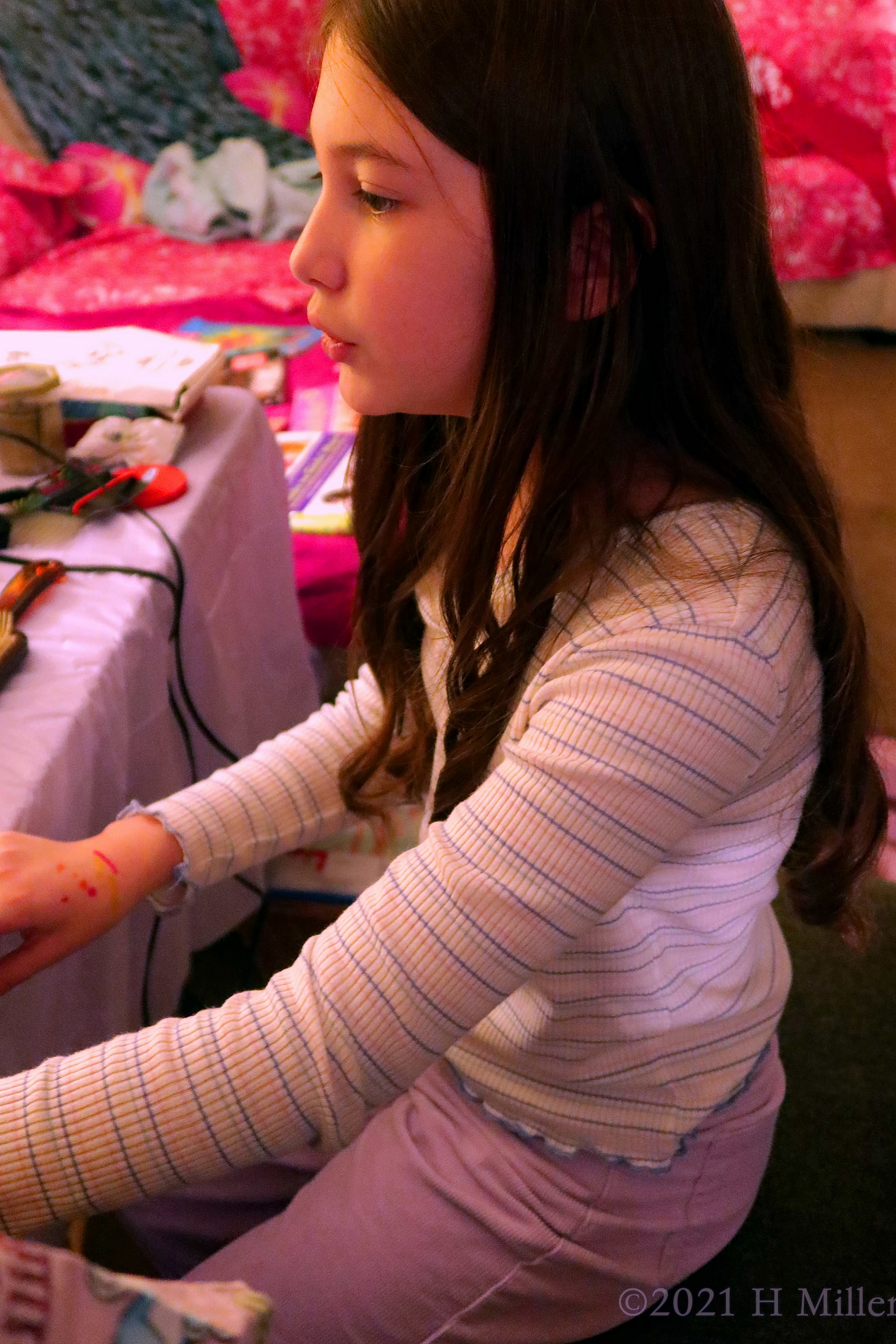 Diana's 11th Kids Spa Birthday Party