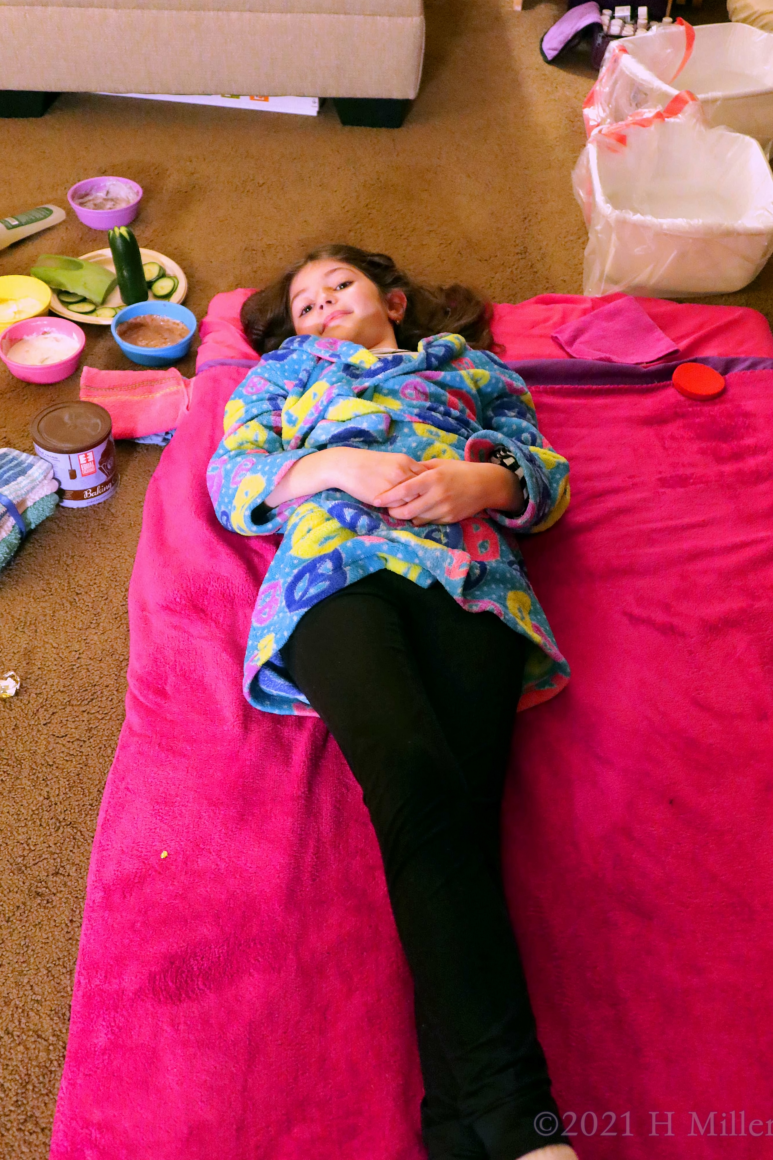 Diana's 11th Kids Spa Birthday Party