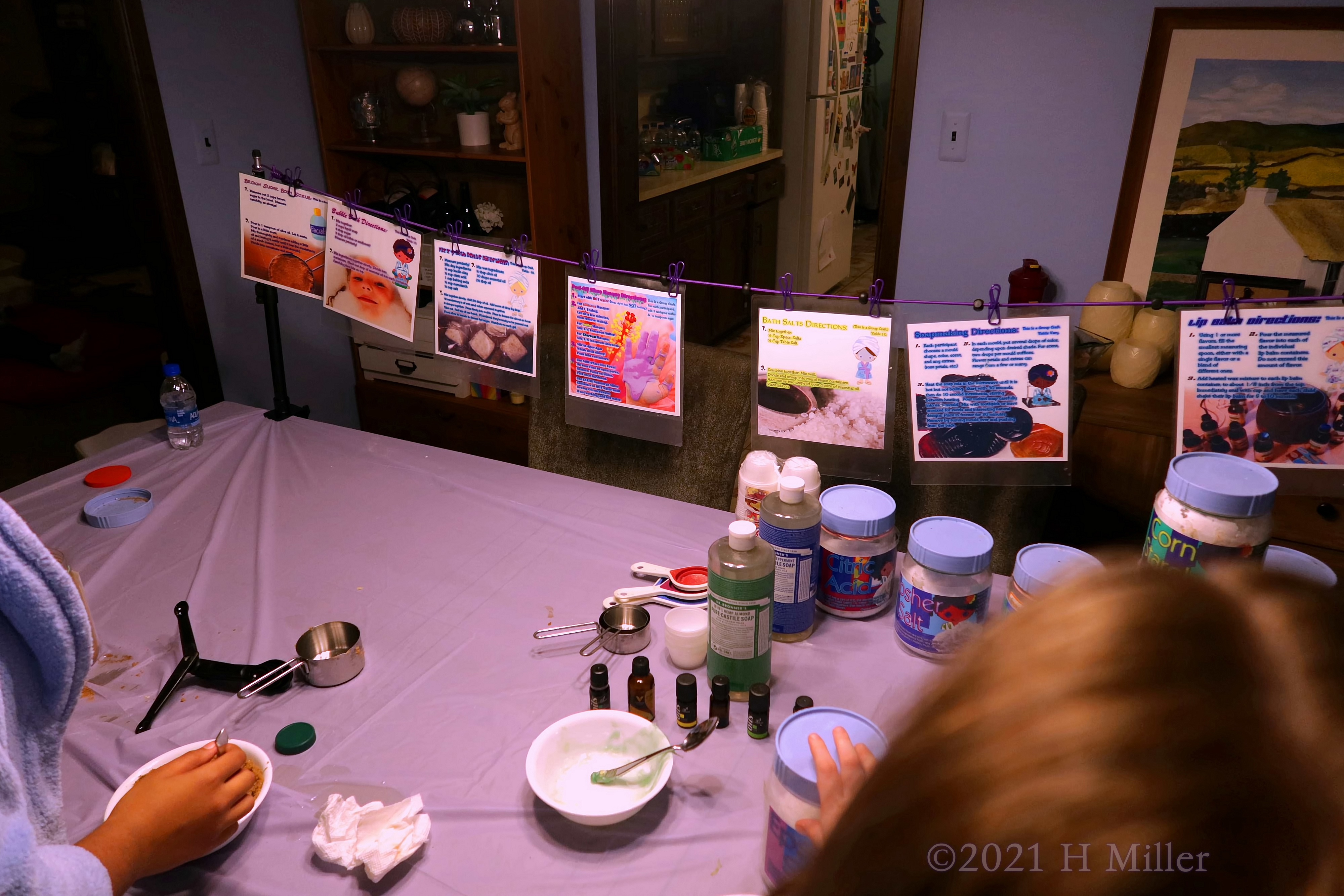 Diana's 11th Kids Spa Birthday Party