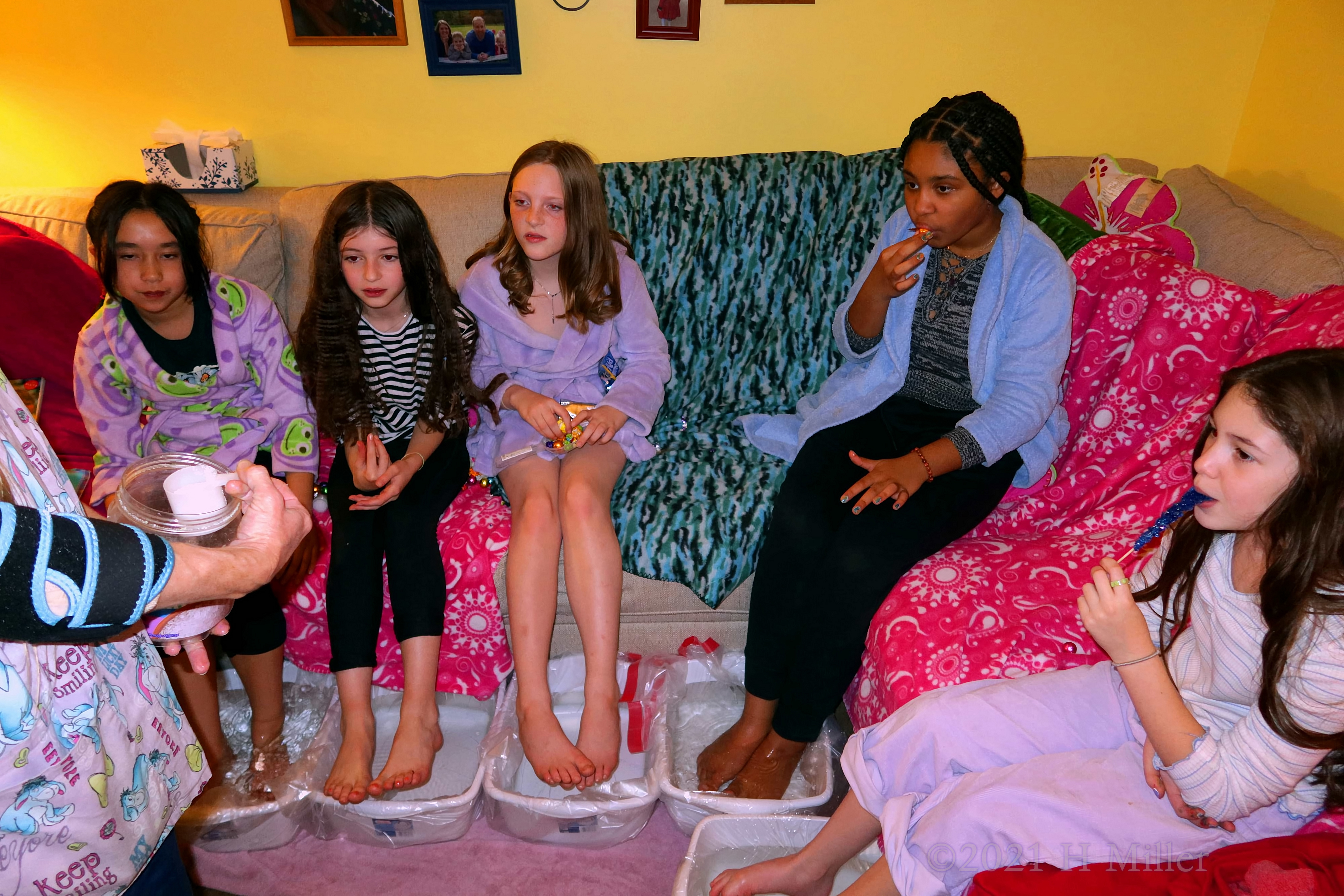Diana's 11th Kids Spa Birthday Party