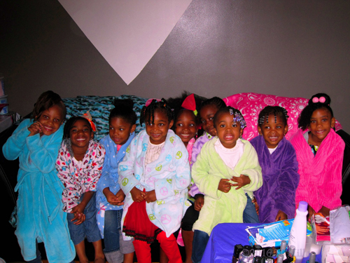 Group Photo In Spa Robes Group Photo In Spa Robes