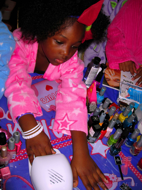 She's Getting An At Home Mini Mani She's Getting An At Home Mini Mani