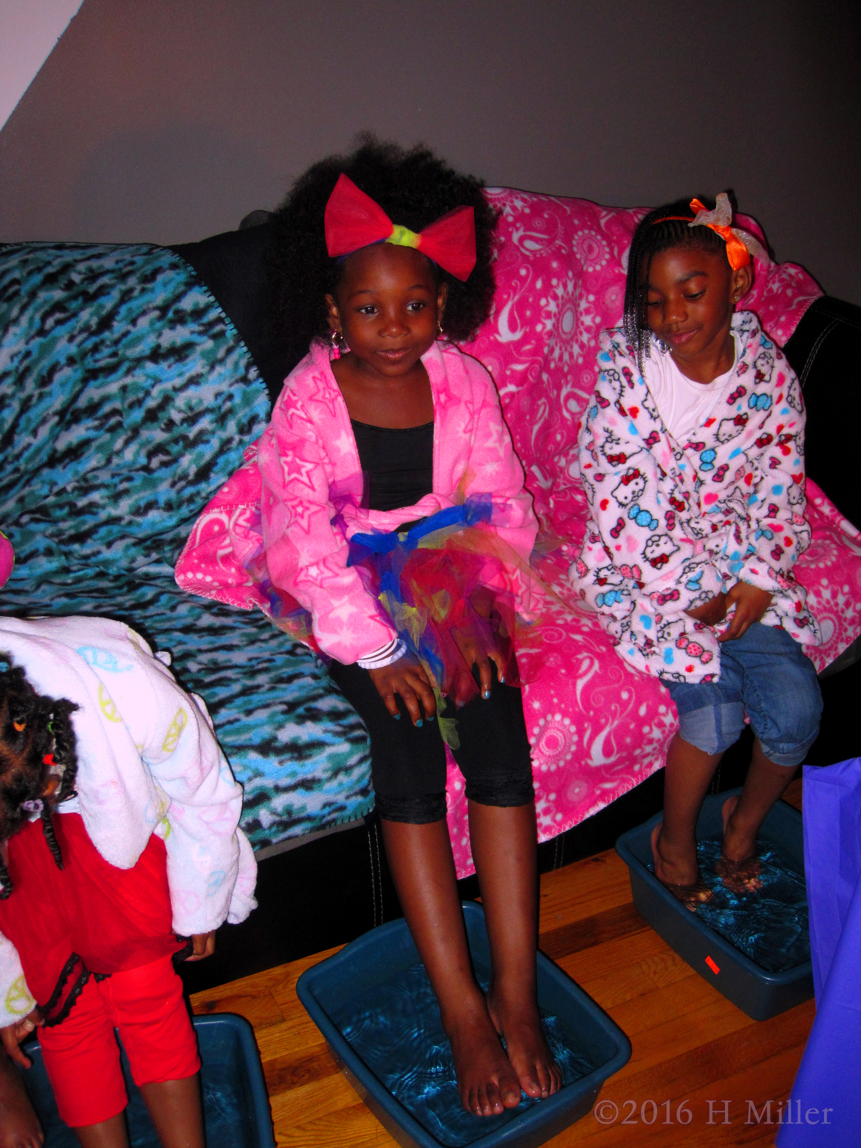 Hanging Out On The Couch During Pedicures Hanging Out On The Couch During Pedicures