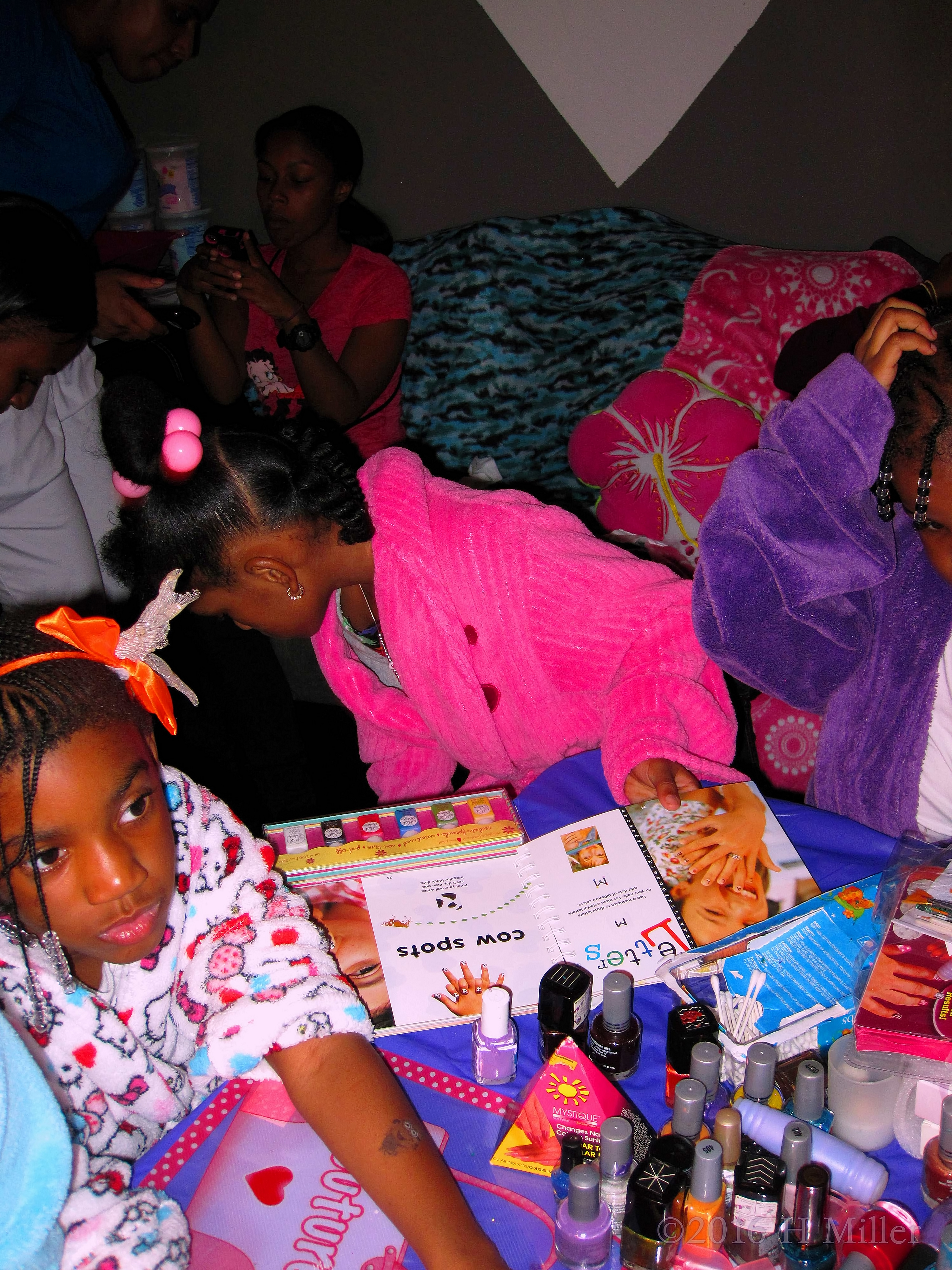 Picking Out Nail Art At The Manicure Table Picking Out Nail Art At The Manicure Table