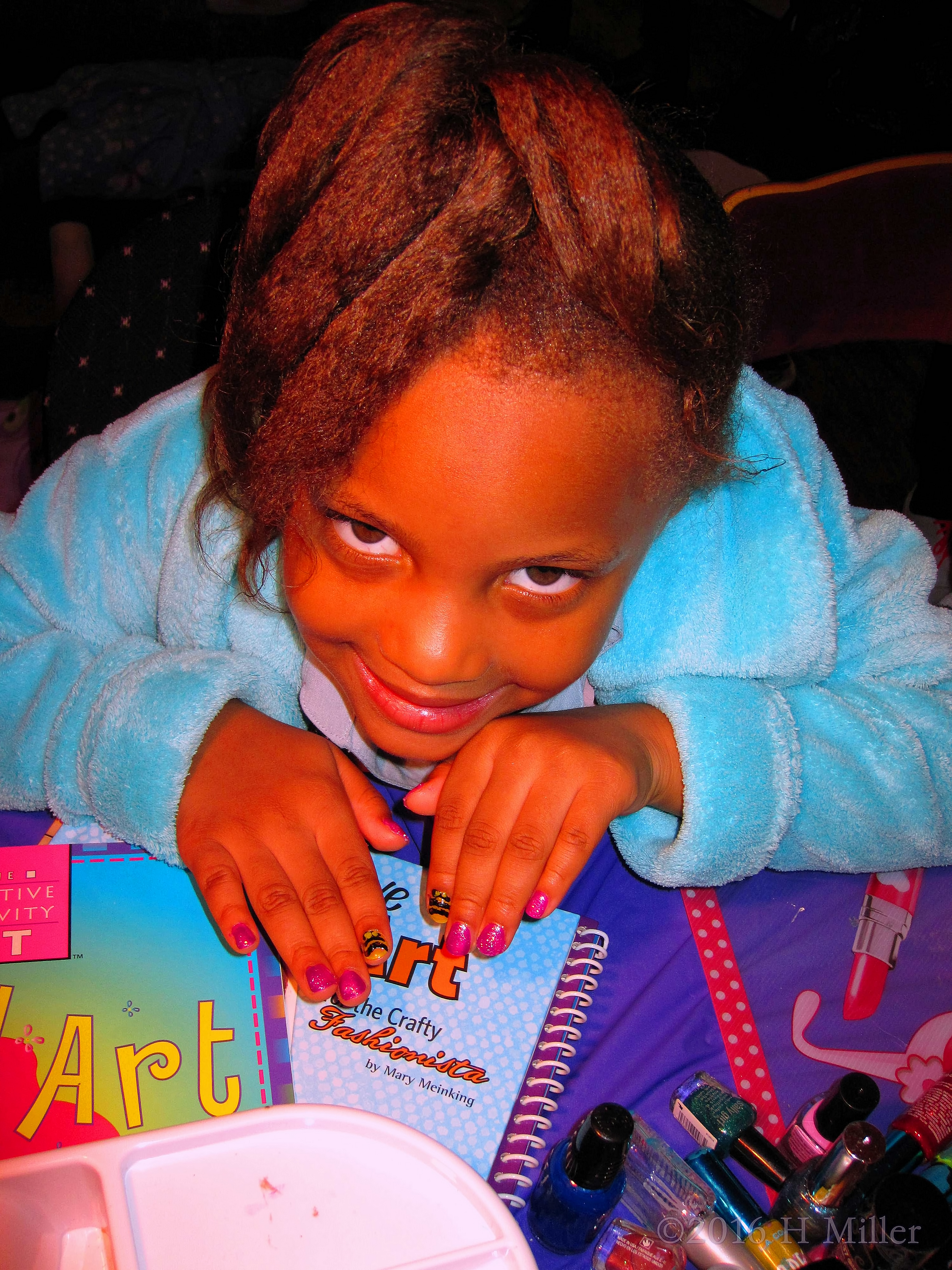 She's Excited To Pick Out Nail Art Designs. She's Excited To Pick Out Nail Art Designs.