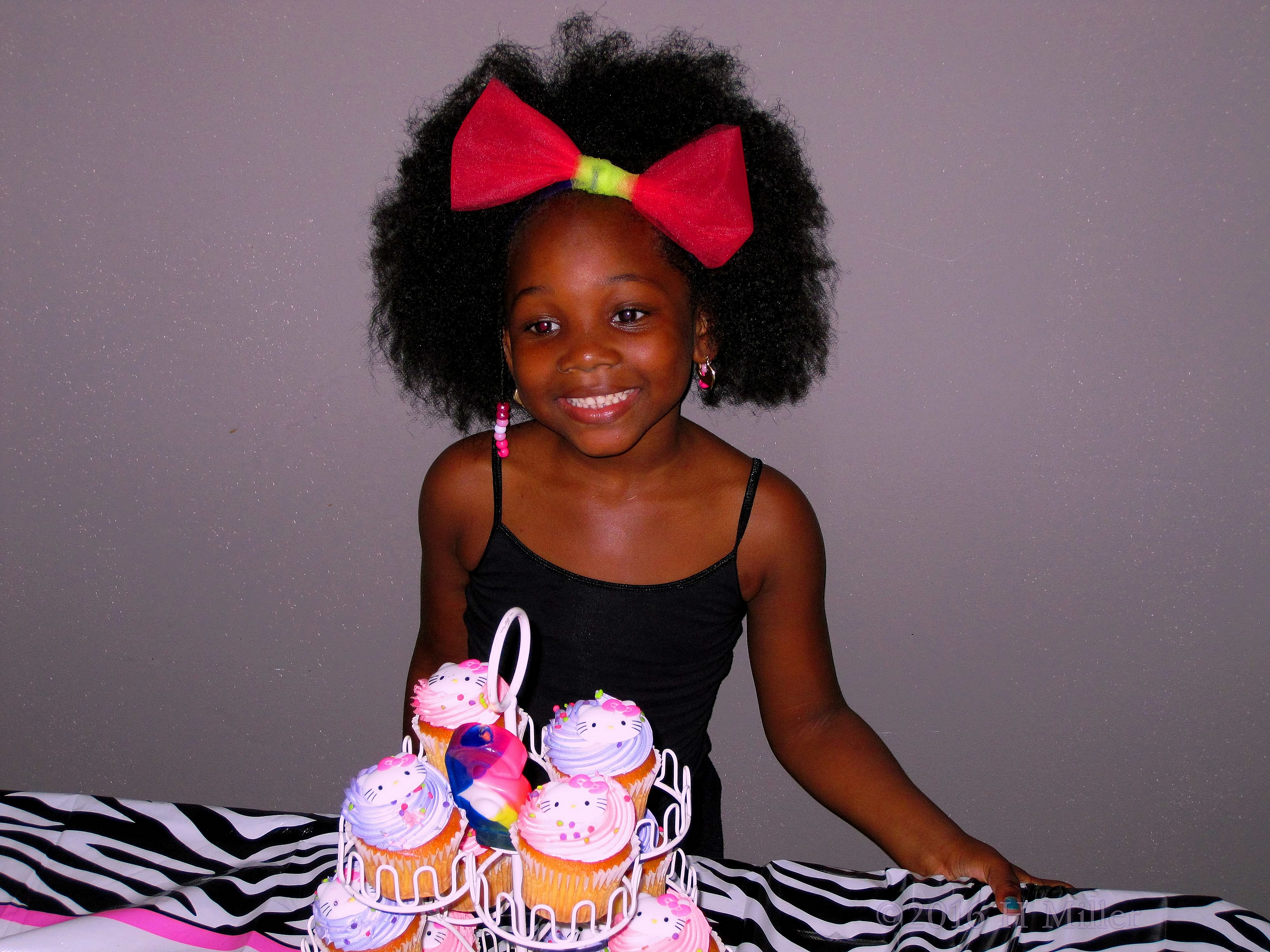 Super Happy Birthday Girl Ready For Cake During The Spa Party! Super Happy Birthday Girl Ready For Cake During The Spa Party!
