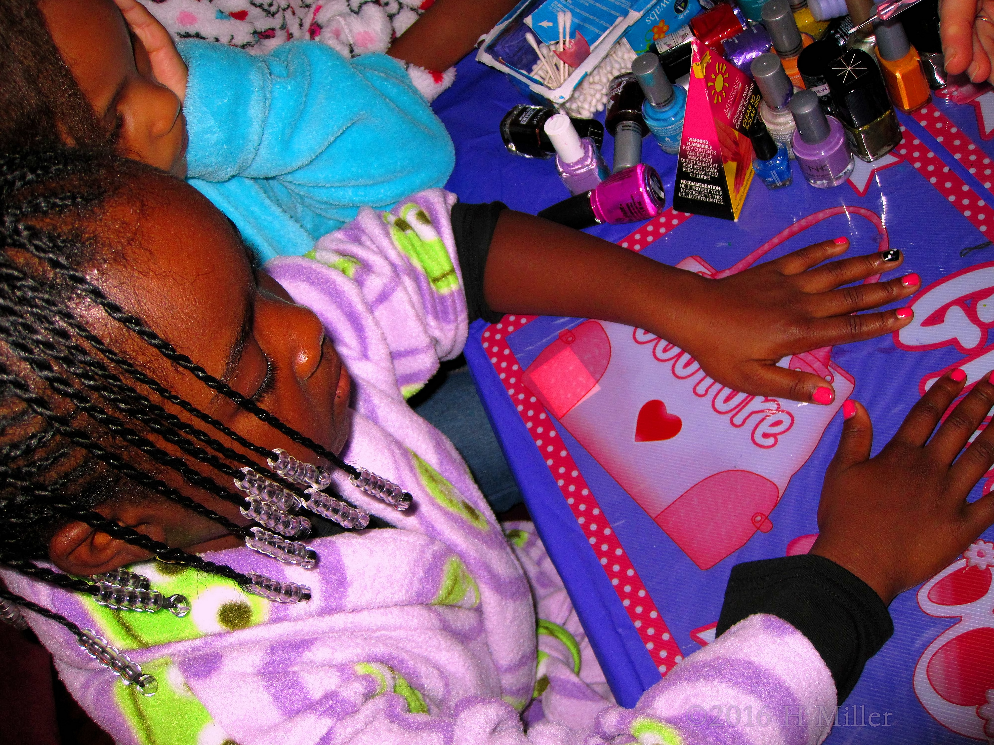 Watching Her Nails Get Painted Watching Her Nails Get Painted