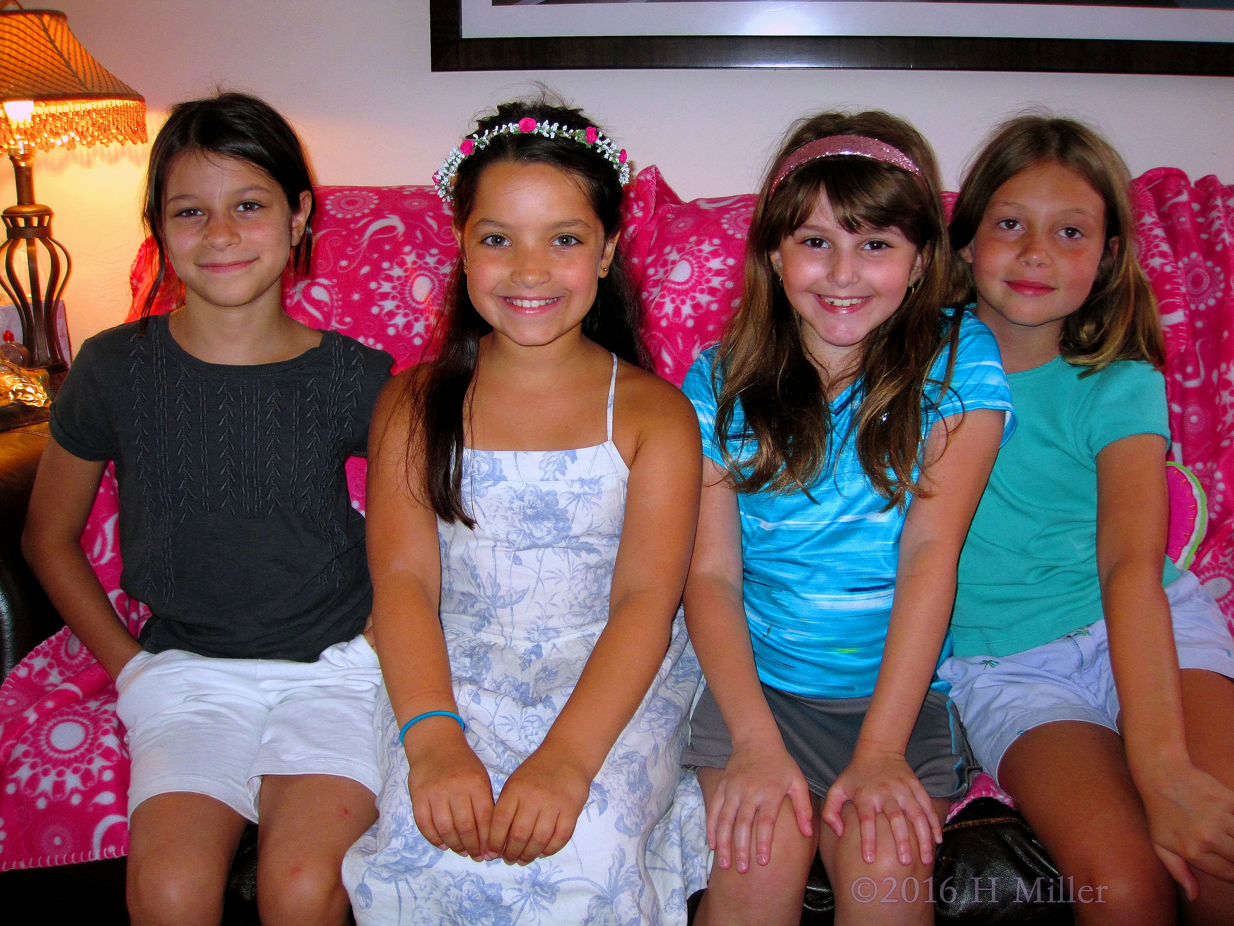 All Smiles Before The Kids Spa Party! All Smiles Before The Kids Spa Party!