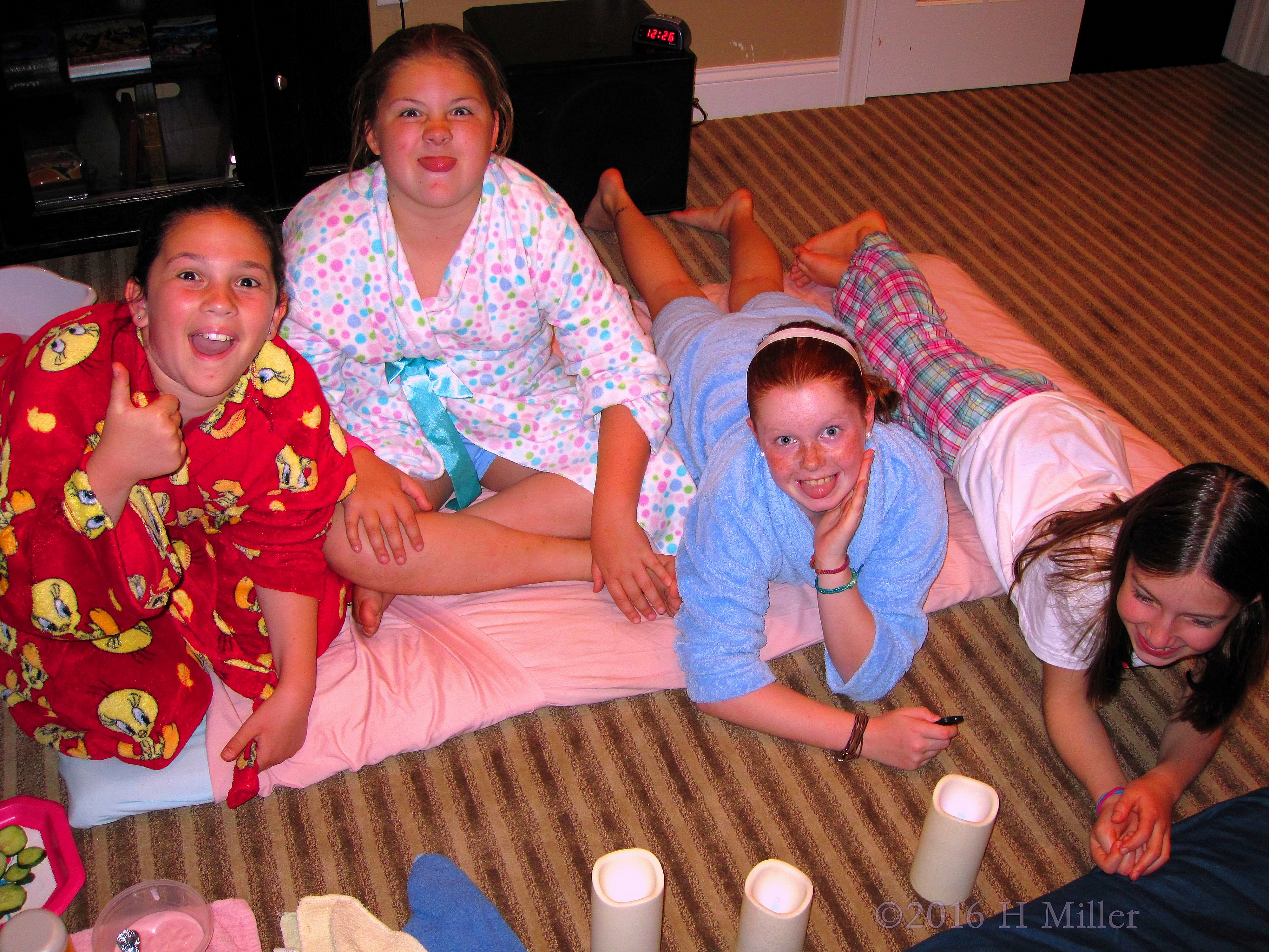 Having Fun In The Kids Facial And Massage Area Having Fun In The Kids Facial And Massage Area