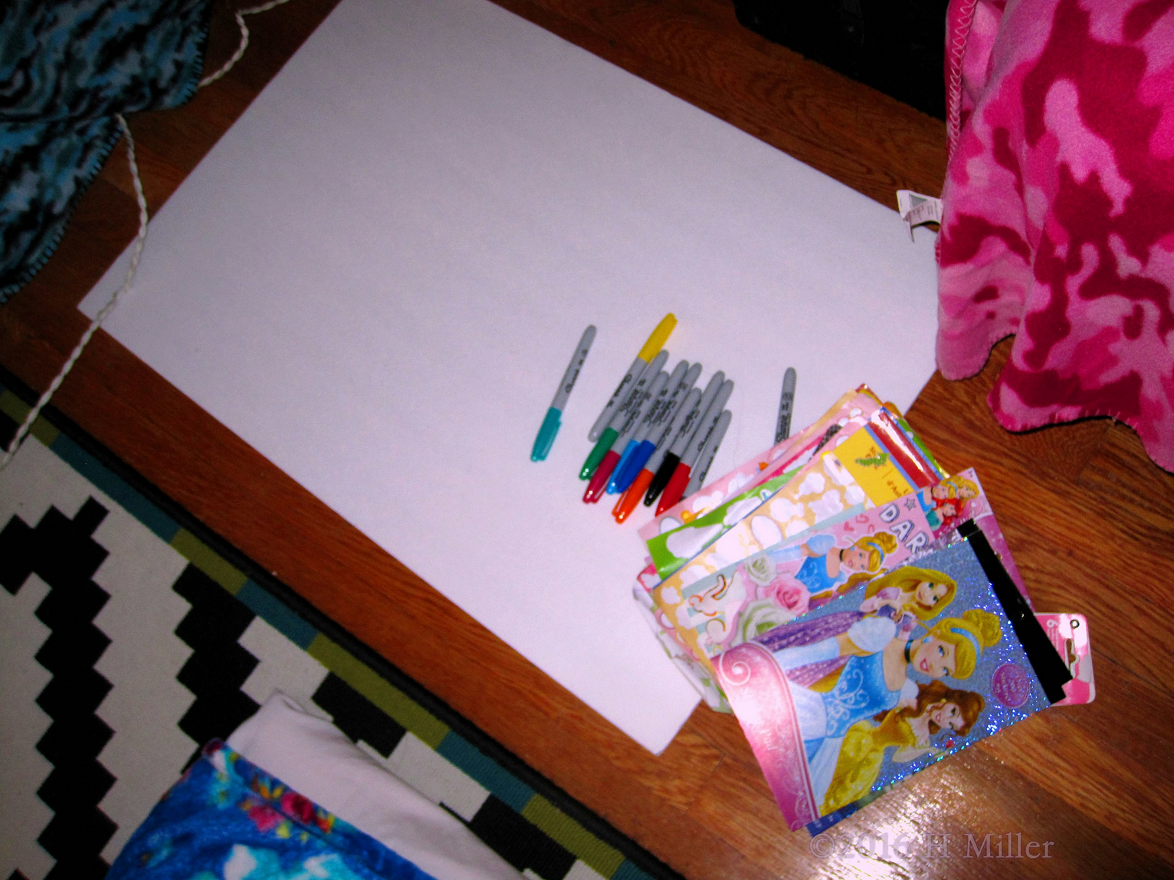 Markers And Stickers For The Birthday Card Markers And Stickers For The Birthday Card