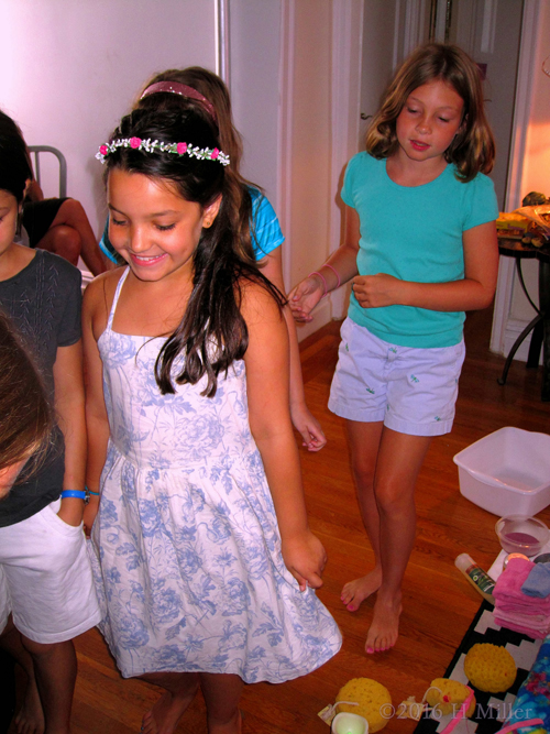 Getting Their Spa Robe Getting Their Spa Robe