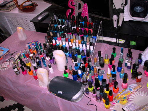 Look At All The Nail Polish