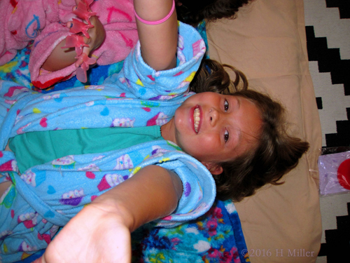 She's Loving The Spa Party! She's Loving The Spa Party!