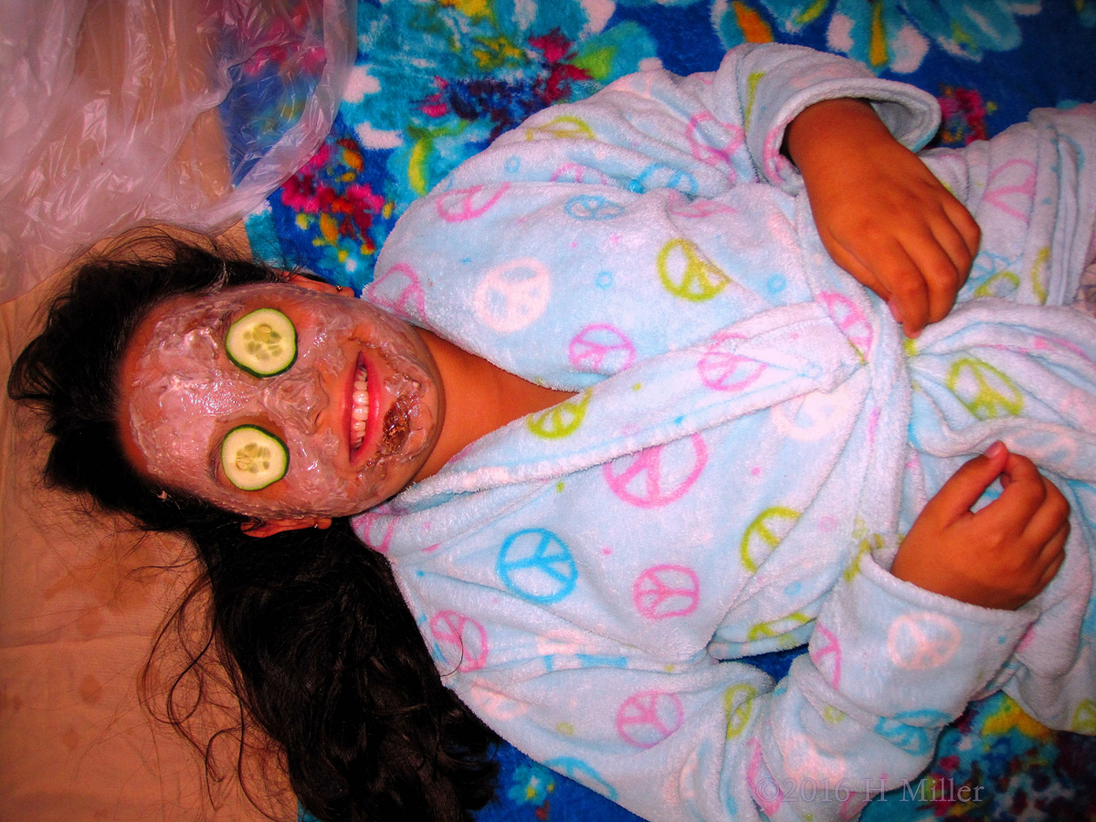 She Loves Her Homemade Chocolate Facial! 