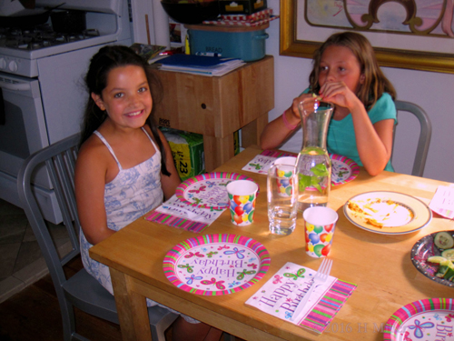 She Loved Her Birthday Dinner. She Loved Her Birthday Dinner.