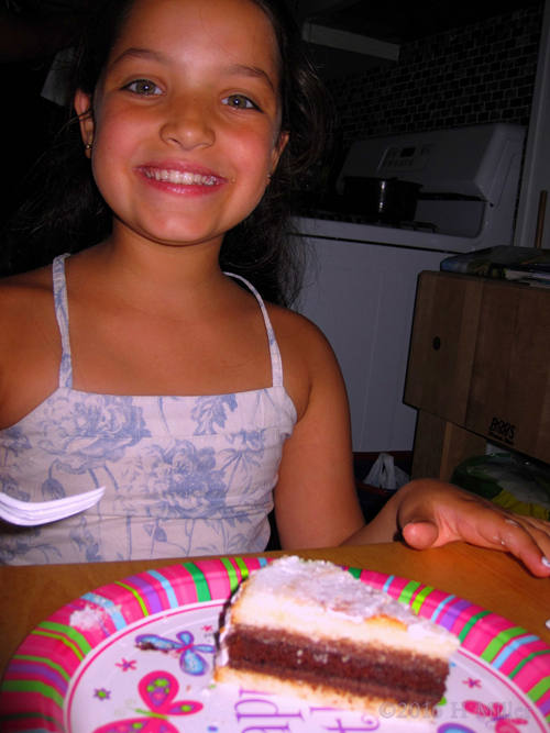 She Loves Her Birthday Cake! She Loves Her Birthday Cake!