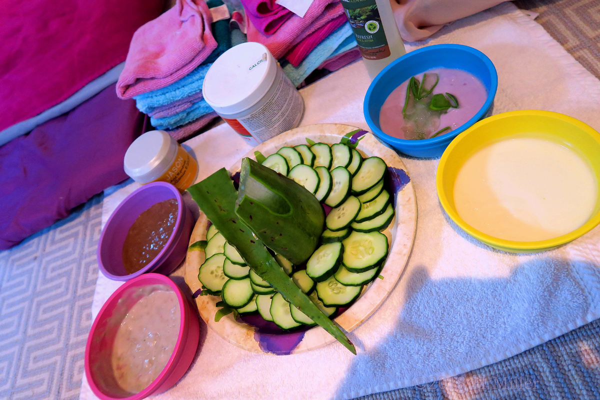 Ingredients For Kids Facials At The Spa Party! 