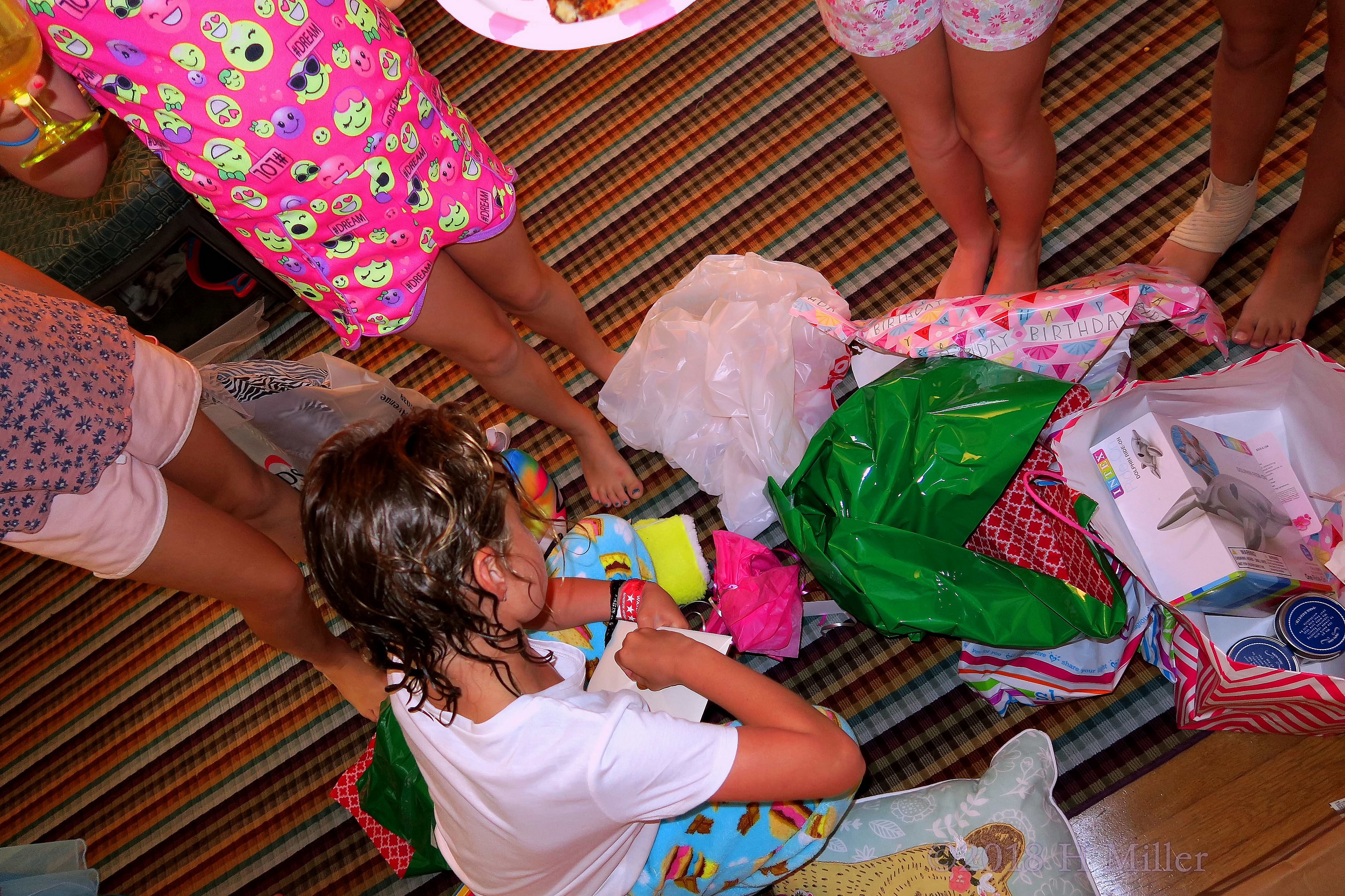 She's Opening Her Birthday Card! She's Opening Her Birthday Card!