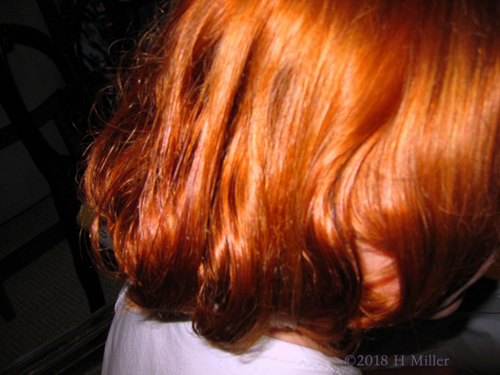 Closer Look Of Curly Girls Hairstyle. Closer Look Of Curly Girls Hairstyle.