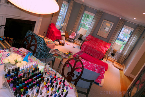 Complete View Of The Spa Party Area. Complete View Of The Spa Party Area.