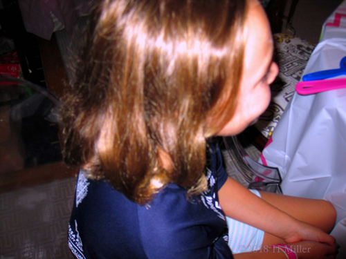 Zoomed In View Of Beautiful Curls. Zoomed In View Of Beautiful Curls.