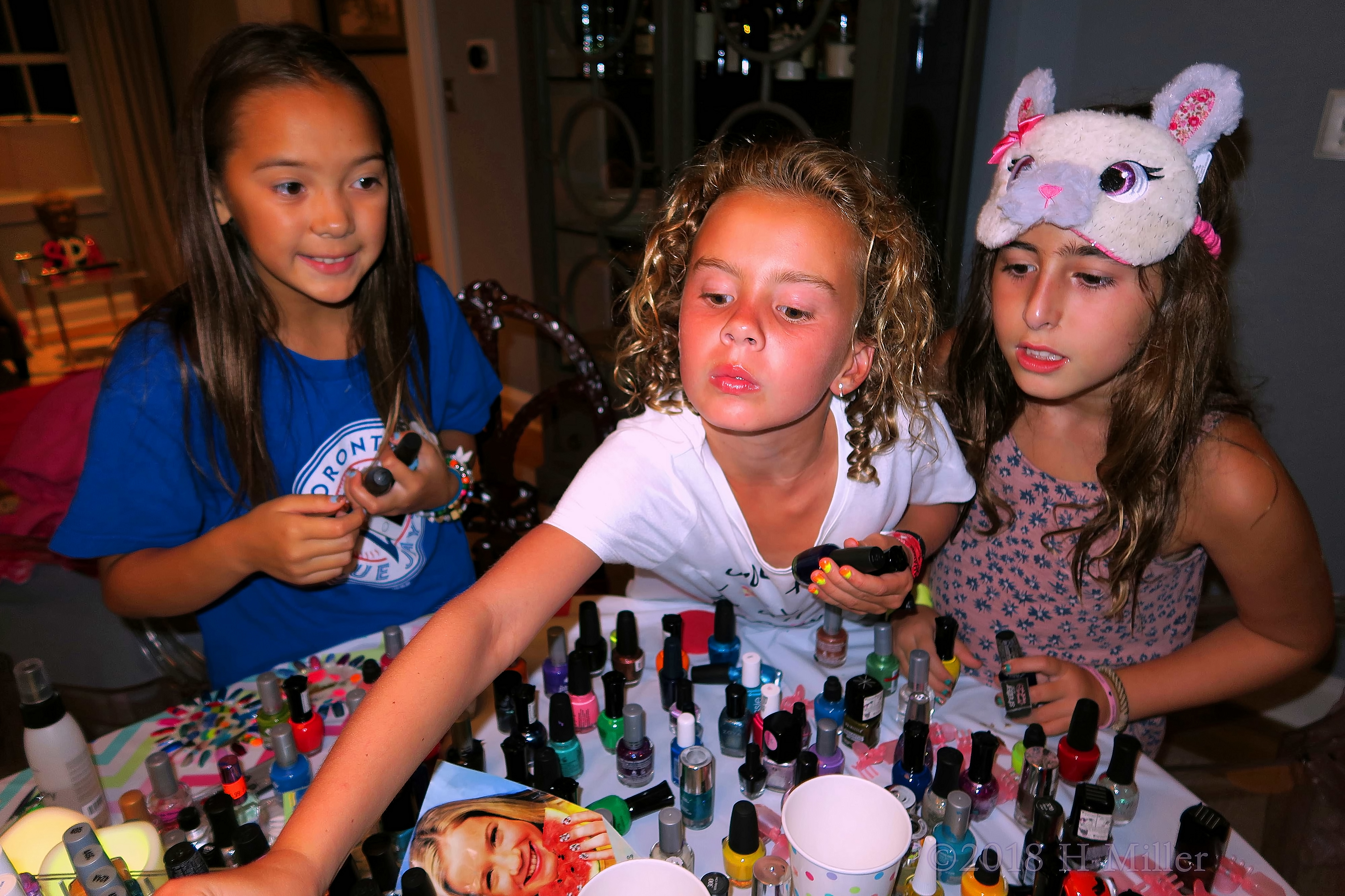 Choosing Their Favourite Nail Color Out Of This Awesome Bunch! 