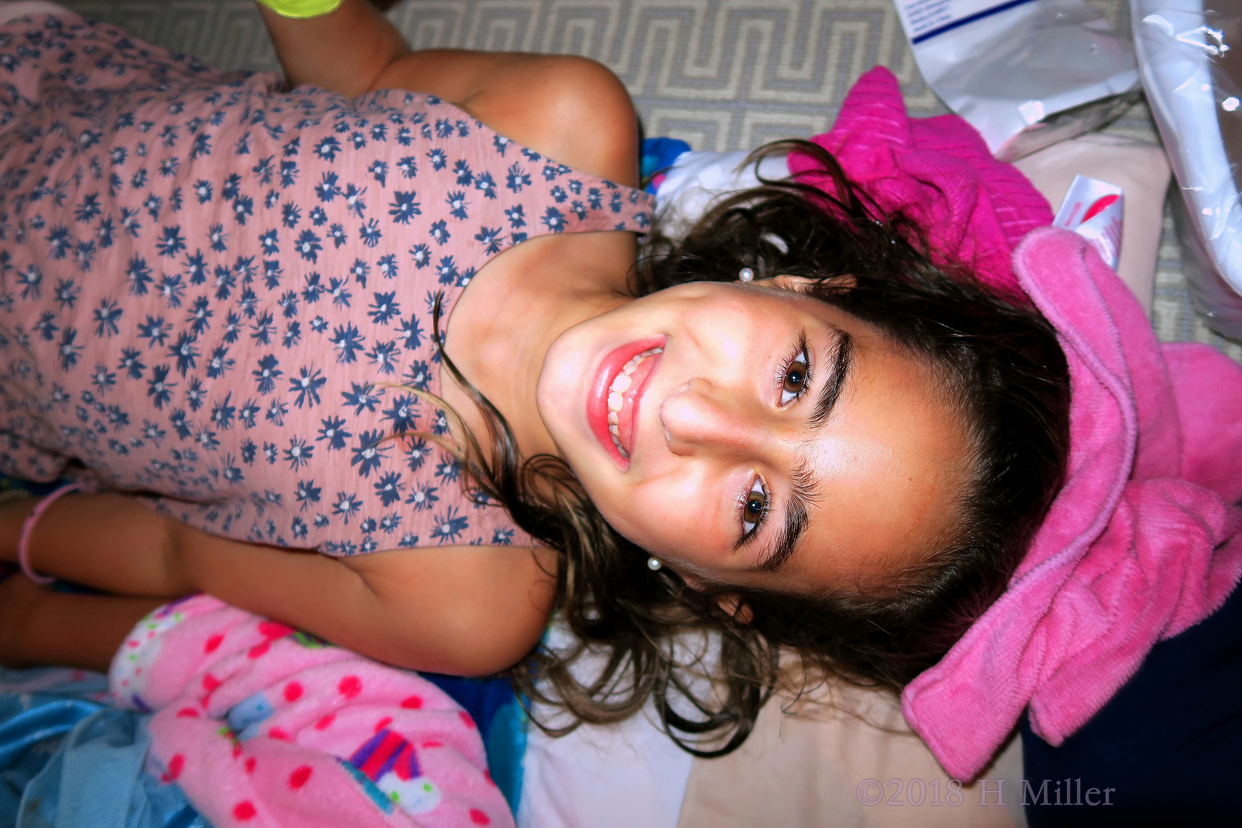 Cleansed And Refreshed Face After Her Kids Facial! Cleansed And Refreshed Face After Her Kids Facial!