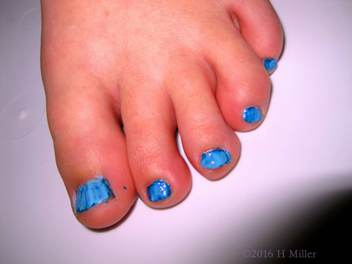 Blue Kids Pedicure Blue Kids Pedicure