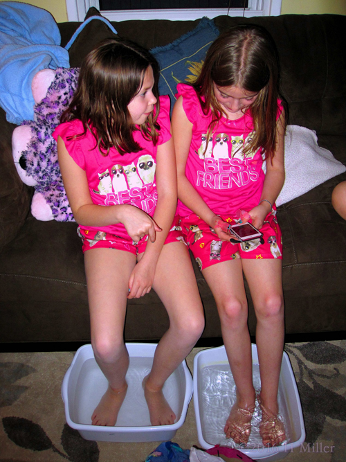 The Girls Are Hanging Out During Pedicures The Girls Are Hanging Out During Pedicures