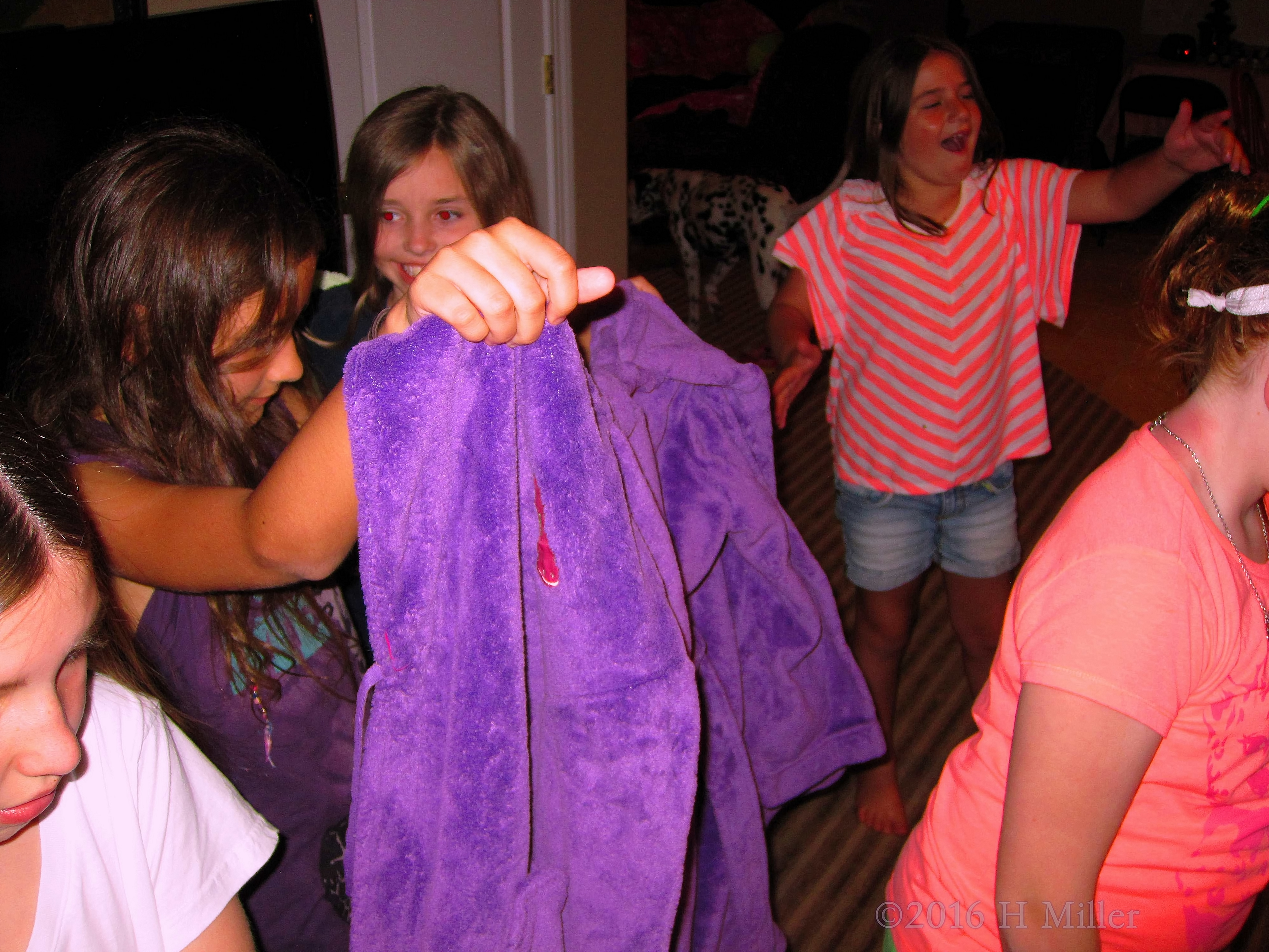 Getting Their Spa Robes Getting Their Spa Robes