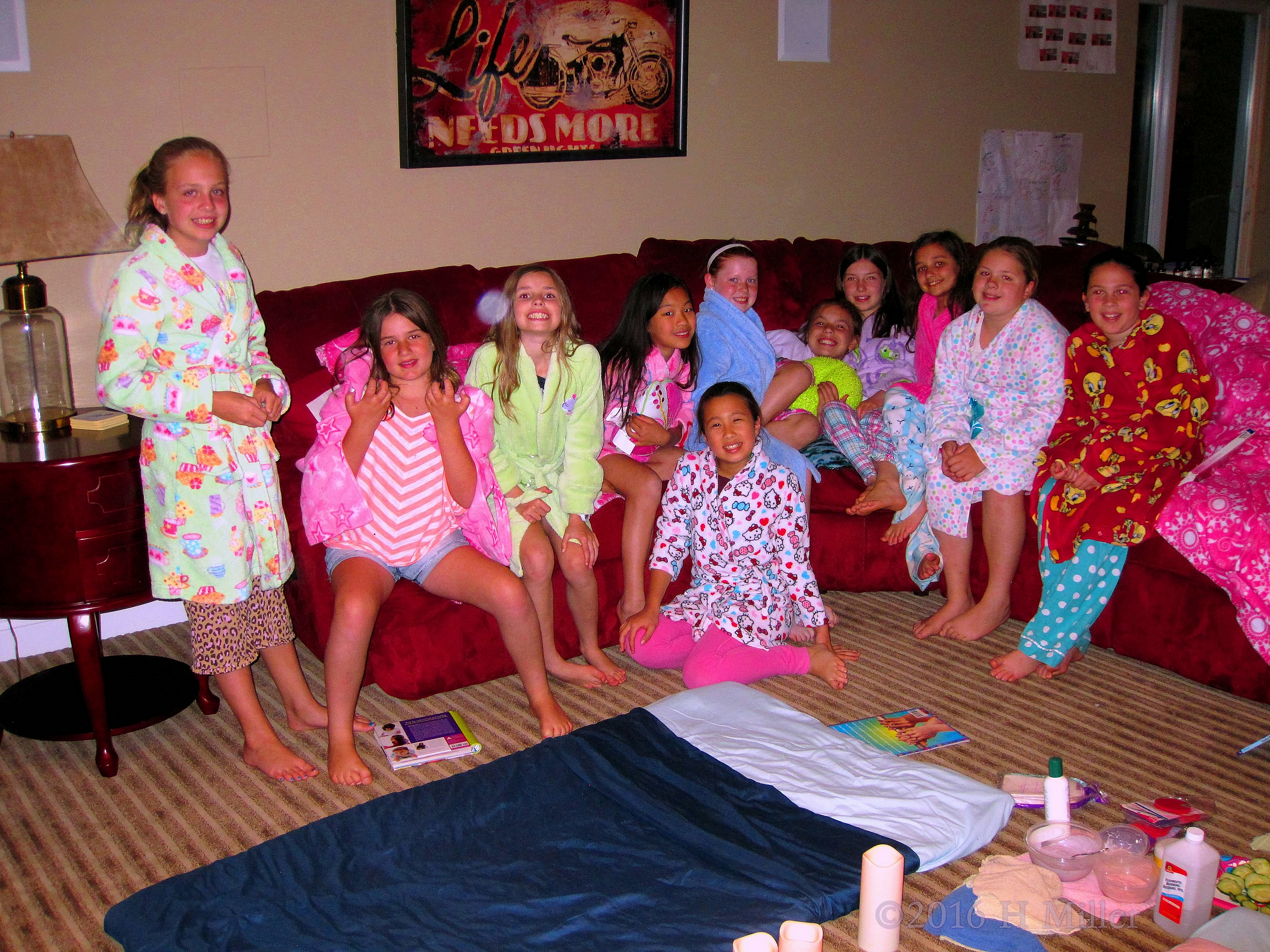 Group Photo In Spa Robes Group Photo In Spa Robes