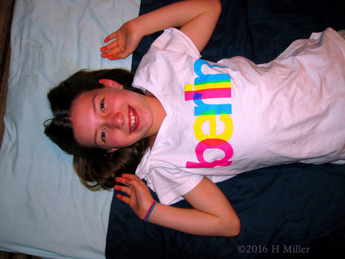 She's Excited For Her Kids Facial! She's Excited For Her Kids Facial!