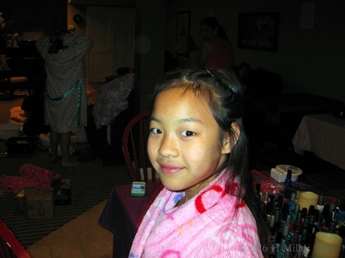 She's Happy With Her New Hairstyle She's Happy With Her New Hairstyle