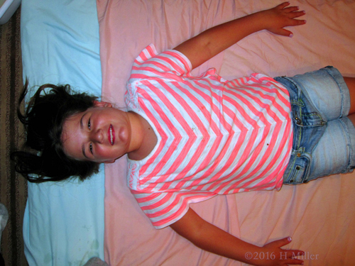 She's Ready For Her Home Kids Spa Facial! She's Ready For Her Home Kids Spa Facial!