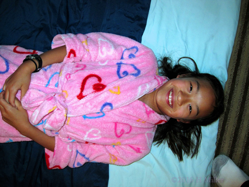 Smiling Big Before Her Facial Smiling Big Before Her Facial