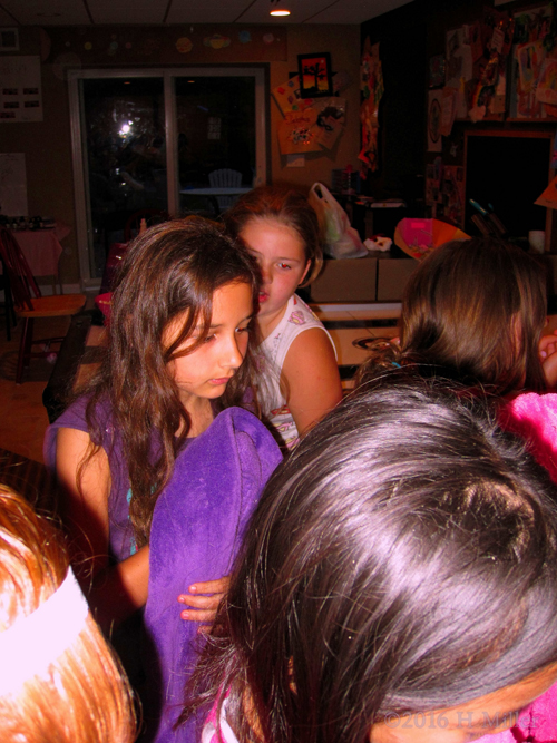 The Girls Getting Their Spa Robes The Girls Getting Their Spa Robes