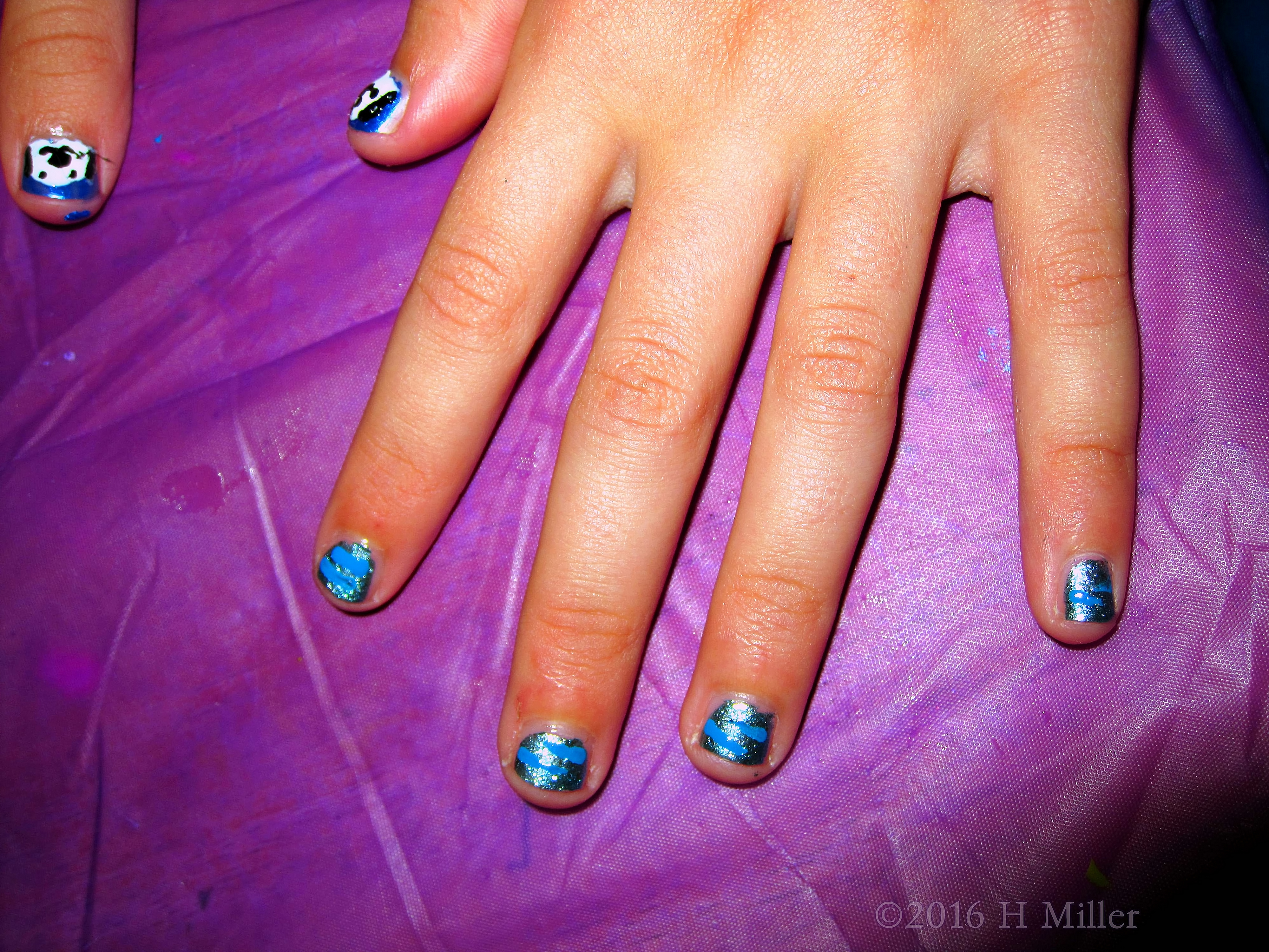 Cool Blue Mini Mani Cool Blue Mini Mani
