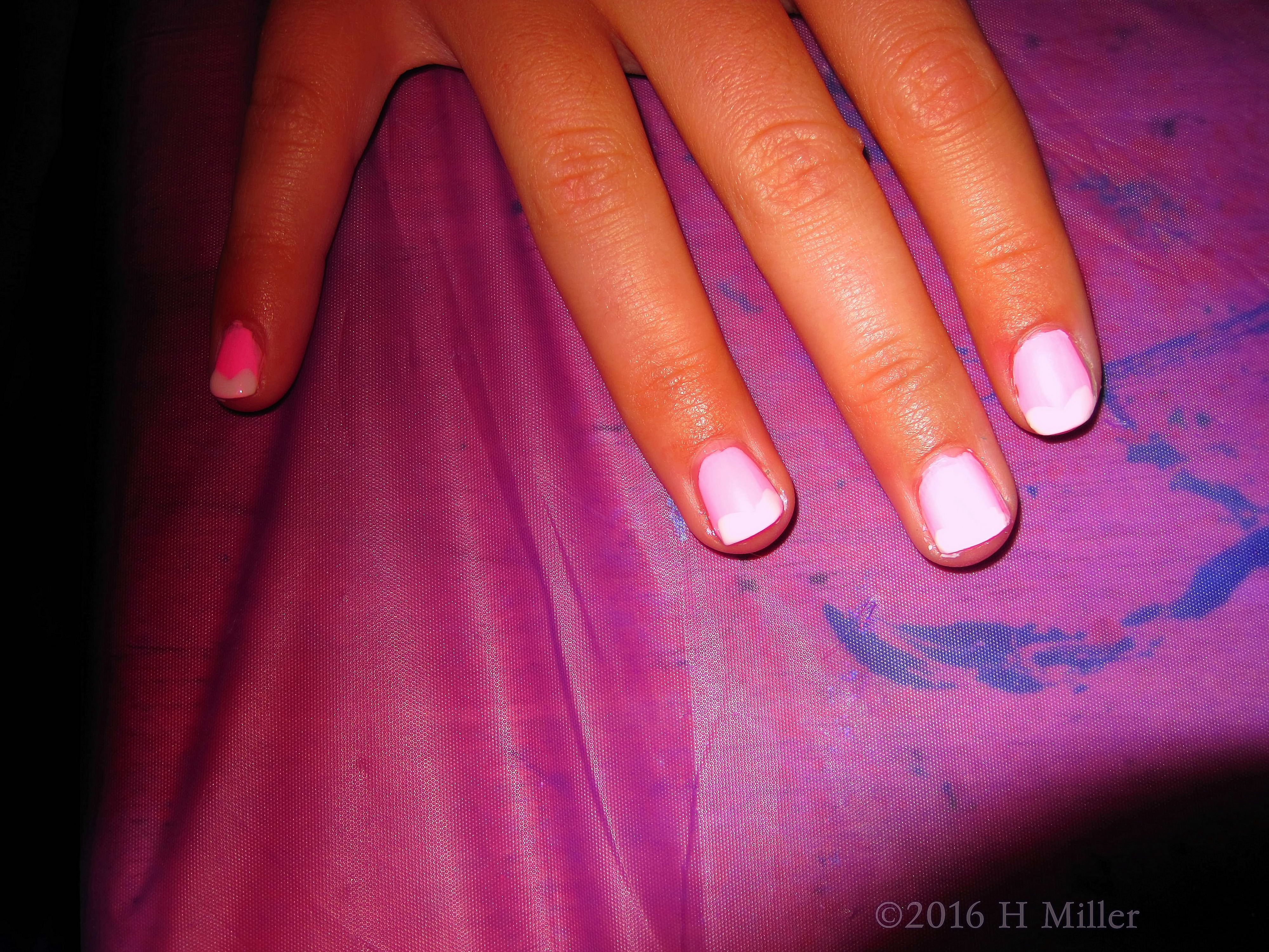 Simple White Mini Mani Simple White Mini Mani