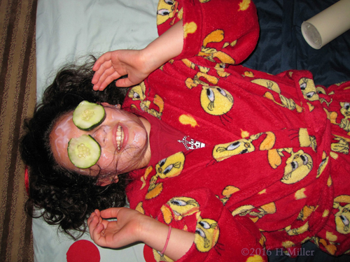 She's Having Fun During Facials She's Having Fun During Facials