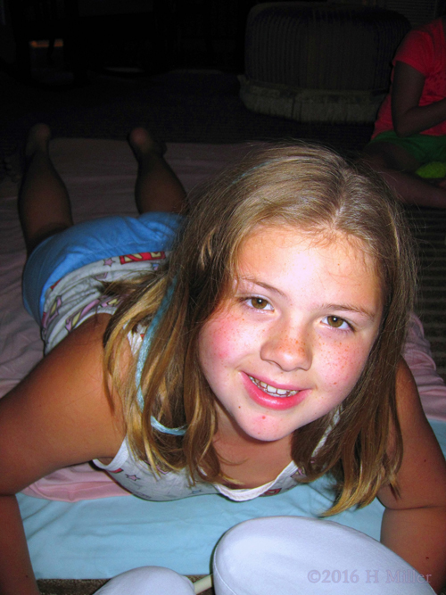 She's Loving The Kids Spa Party! She's Loving The Kids Spa Party!