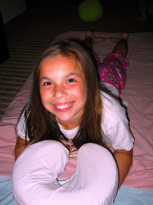 She's Very Excited For Her Kids Massage. She's Very Excited For Her Kids Massage.