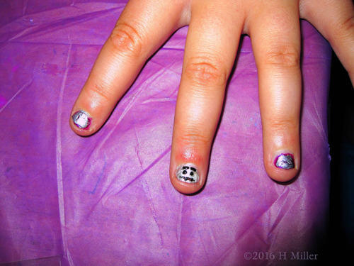 Shiny Silver Mini Mani Shiny Silver Mini Mani